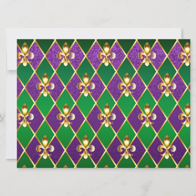 Reserve A Data Jewelry Background Mardi Gras (Frente)
