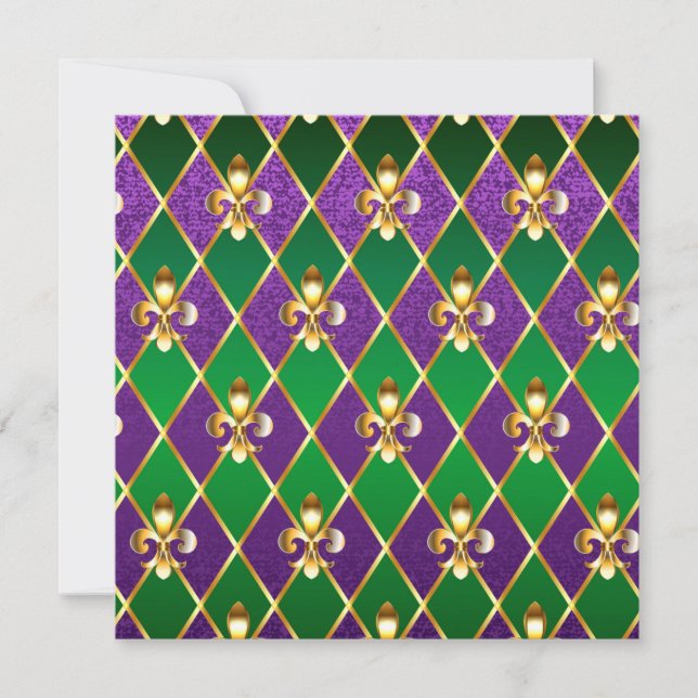 Reserve A Data Jewelry Background Mardi Gras (Frente)