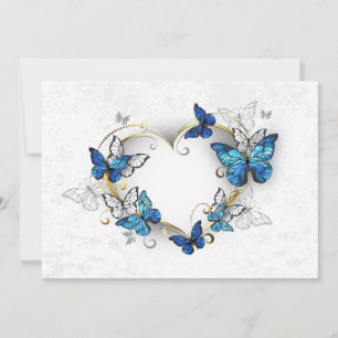 Reserve A Data Jewelry Heart with Butterflies Morpho
