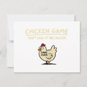 Reserve A Data Jogo de Frango Não Olhe para o Frango Frango Engra