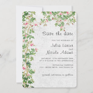 Reserve A Data Jornal de Estilo Vintage Parede Antiga Rosa Pink C