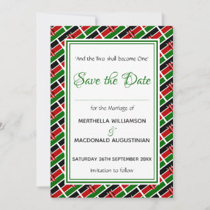 Reserve A Data KENYA FLAG Personalizado Scripting Na moda Quenian