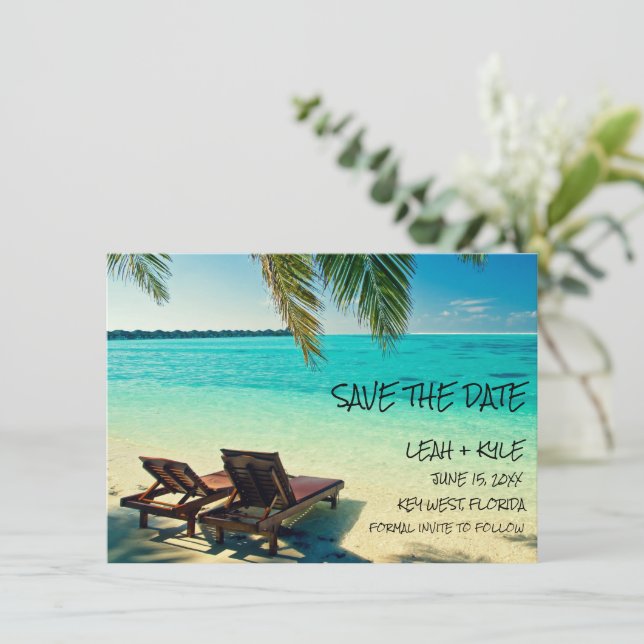 Reserve A Data Key West, Florida Destination Wedding (Em pé/Frente)