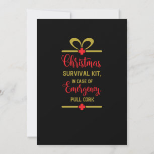 Reserve A Data kit de sobrevivência de natal