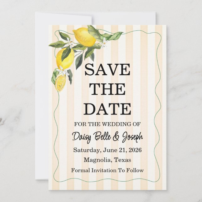 Reserve A Data La Dolce Vita Casamento (Frente)