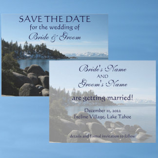 Reserve A Data Lago Tahoe - Salvar a Data