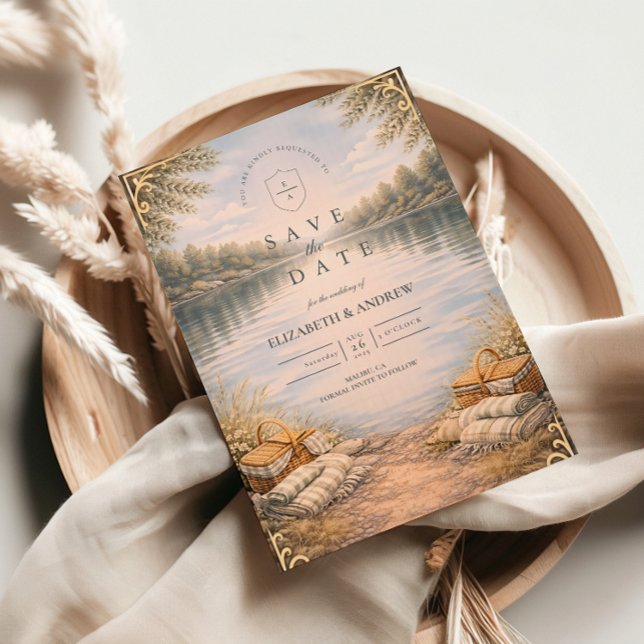 Reserve A Data Lake Picnic Forest Elegance Wedding (Criador carregado)