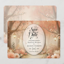Lanterna de Casamento Floresta Encantada Rosa Pêss
