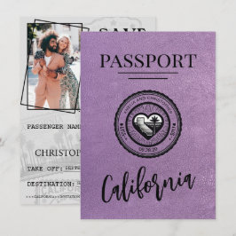 Reserve A Data Lavanda California Passport Salvar a Data