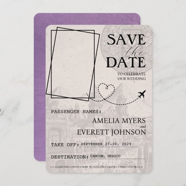 Reserve A Data Lavanda Cancelar Passaporte Salvar A Data (Frente/Verso)