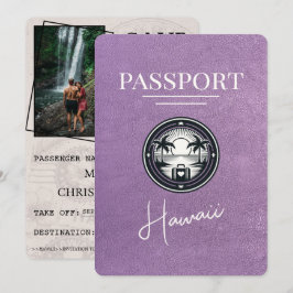 Reserve A Data Lavanda Purple Hawaii Passport Salvar Data