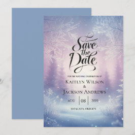Reserve A Data Lavanda Winter Snowfall Serenade Weding