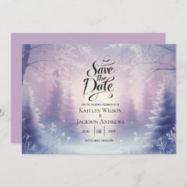 Reserve A Data Lavanda Winter Snowfall Serenade Weding