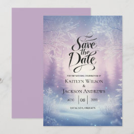 Reserve A Data Lavanda Winter Snowfall Serenade Weding