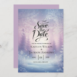 Reserve A Data Lavanda Winter Snowfall Serenade Weding