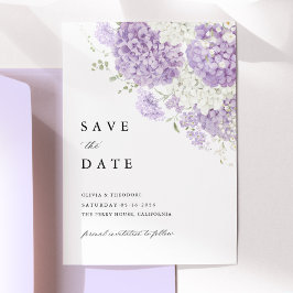 Reserve A Data Lavender Lilac White Floral Wedding
