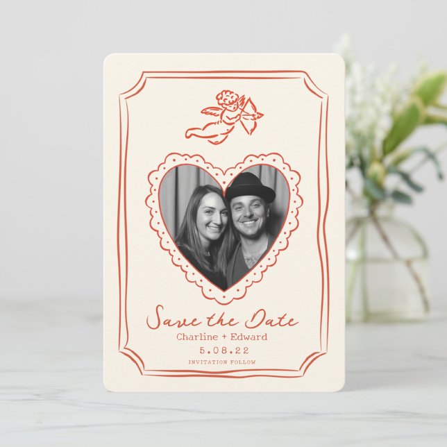 Reserve A Data Letras à Mão Divertidas Salve a data (Criador carregado)