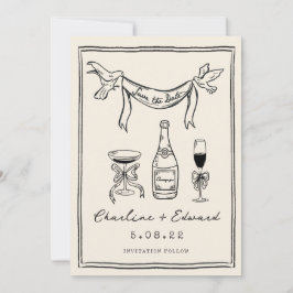 Reserve A Data Letras Desenhadas à Mão Salve a data