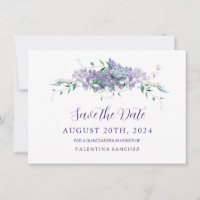 Lilac Purple Floral Quinceanera