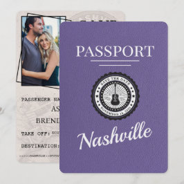 Reserve A Data Lilac Purple Nashville Passaporte Salvar A Data