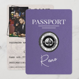 Reserve A Data Lilac Purple Reno Passaporte Salvar Data