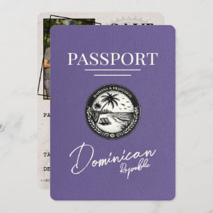 Reserve A Data Lilac Purple República Dominicana Passaporte