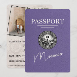 Reserve A Data Lilac Roxo Passaporte Marrocos Exceto Data