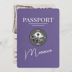 Reserve A Data Lilac Roxo Passaporte Marrocos Exceto Data