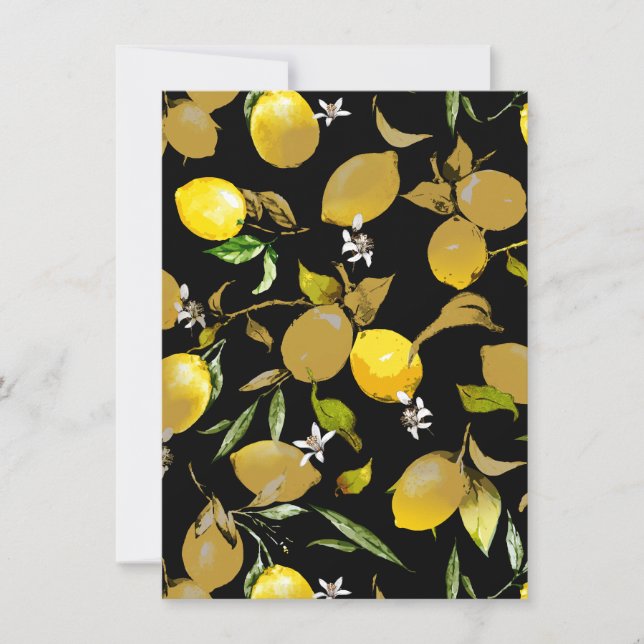 Reserve A Data Limões de aquarela 30 (Frente)