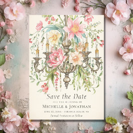 Reserve A Data Linda Watercolor Floral Chandelier Wedes