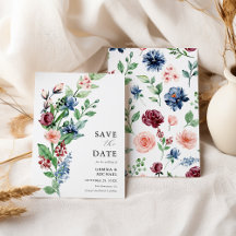 Linda Watercolor Floral & Greenery Weding