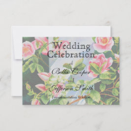 Reserve A Data Lindas rosas brancas, cor-de-rosa, cor-de-água flo