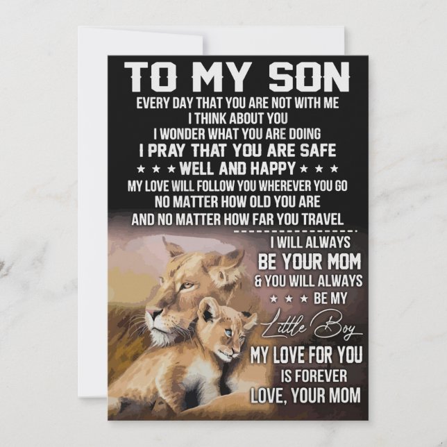 Reserve A Data Lion Lover Para Meu Filho Lion (Frente)