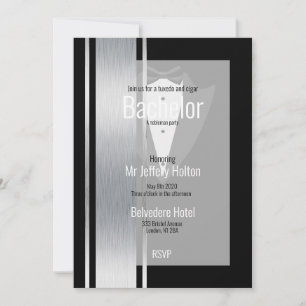 Reserve A Data Lixa prateada, preta e branca guarde a data