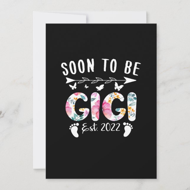 Reserve A Data Logo Ser Gigi Est 2022 Nova Avó Floral Mãe (Frente)