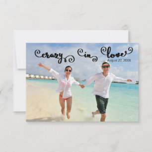 Reserve A Data Louca de Amor - 3x5 Save the Date
