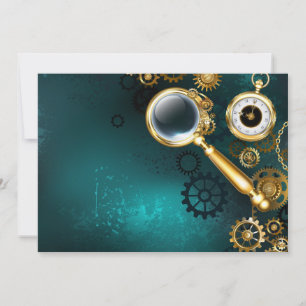 Reserve A Data Lupa no estilo Steampunk