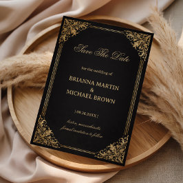 Reserve A Data Luxury Gold Ornate Elegant