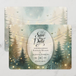 Reserve A Data Luzes de Fadas para Casamento na Floresta de Pinhe