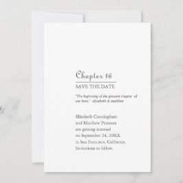 Reserve A Data Maior Capítulo de Nossas Vidas | Formato de Livro