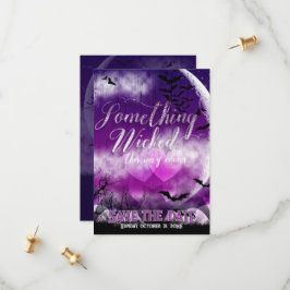 Reserve A Data Maldita lua de amor de Halloween Salve a data