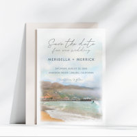 Malibu | California Beach Watercolor Salvar a Data