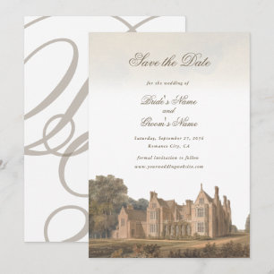 Reserve A Data Mansão Inglesa Vintage Castelo Vila Casamento