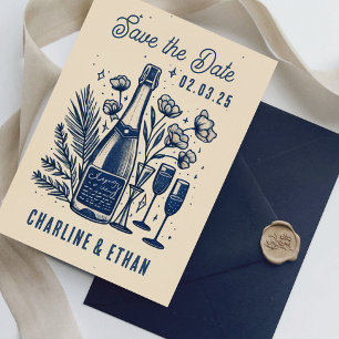 Reserve A Data Manuscrito à mão com funk Guarde a data