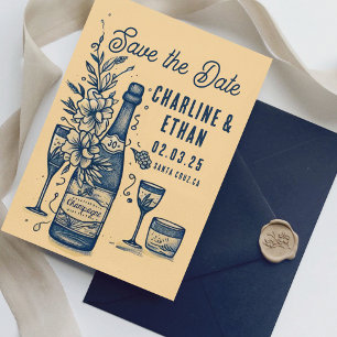 Reserve A Data Manuscrito à mão com funk Guarde a data