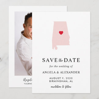 Reserve A Data Mapa de Casamento Blush Alabama