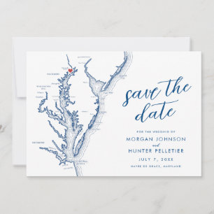 Reserve A Data Mapa de Havre de Grace Maryland Casamento Moderno