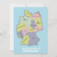 Mapa político da Alemanha