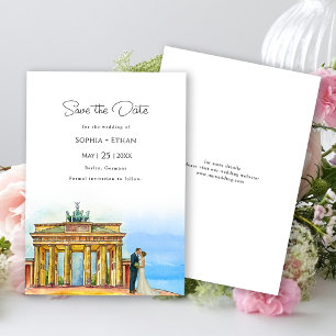 Reserve A Data Marco Histórico de Berlim Antiga Casamento de De