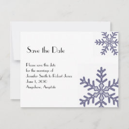 Reserve A Data Marinho Azul Floco de neve Casamento no inverno Sa